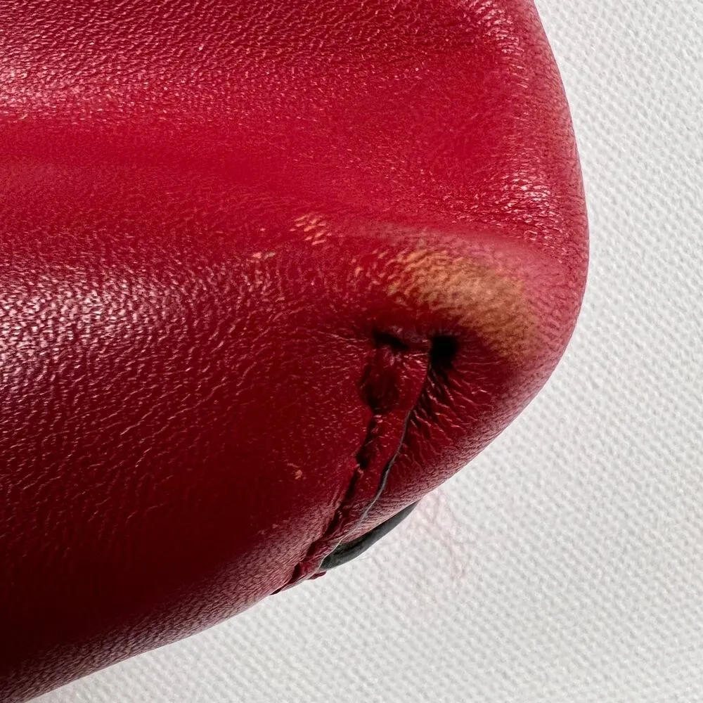 Rebecca Minkoff Red Leather Rochelle Hobo Convertible Satchel or Shoulder Bag - Image 6