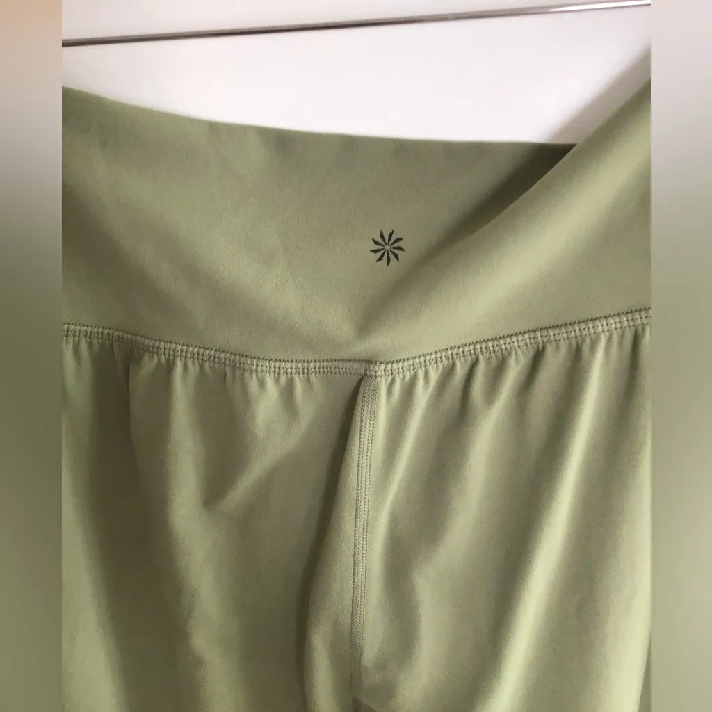 Athleta Size XL Green Powervita Salutation High Rise Jogger Pants Buttery Soft - Image 3