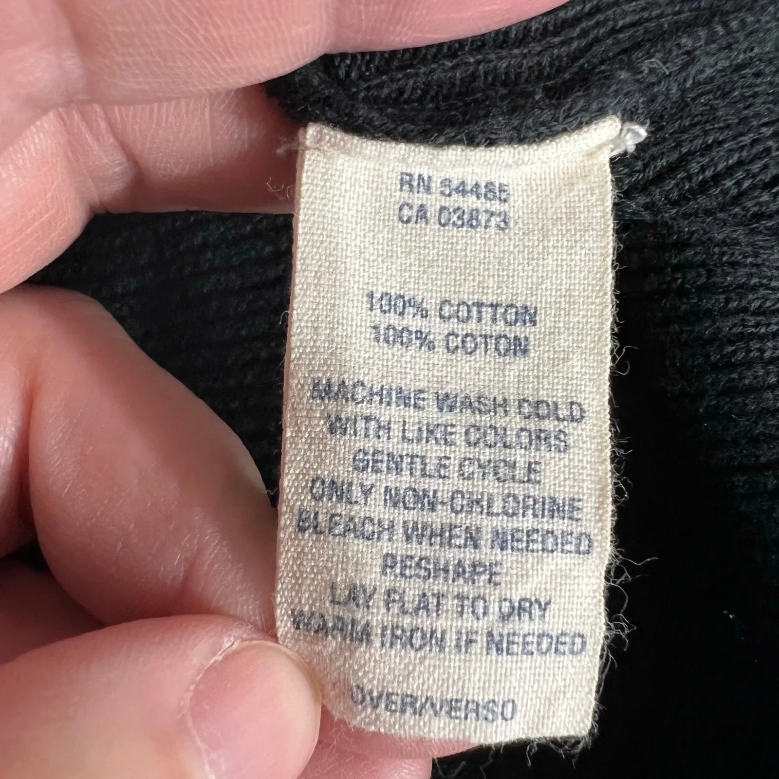 AEO American Eagle Womens Y2K Pullover V Neck Knit Sweater Long Sleeve Black XL - Image 8