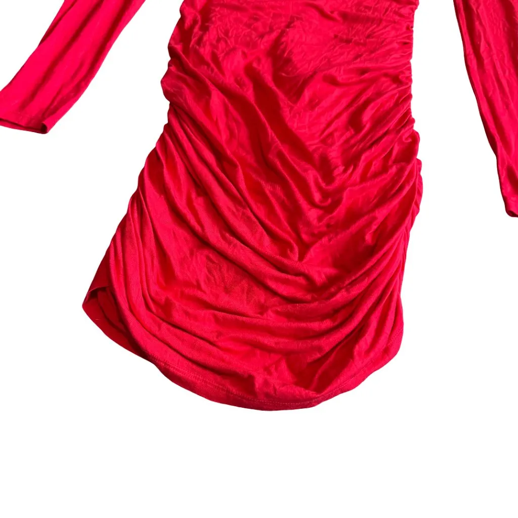 Lovers and Friends Benae Mini Dress Long Sleeve Square Neck Stretch Size Small - Image 9