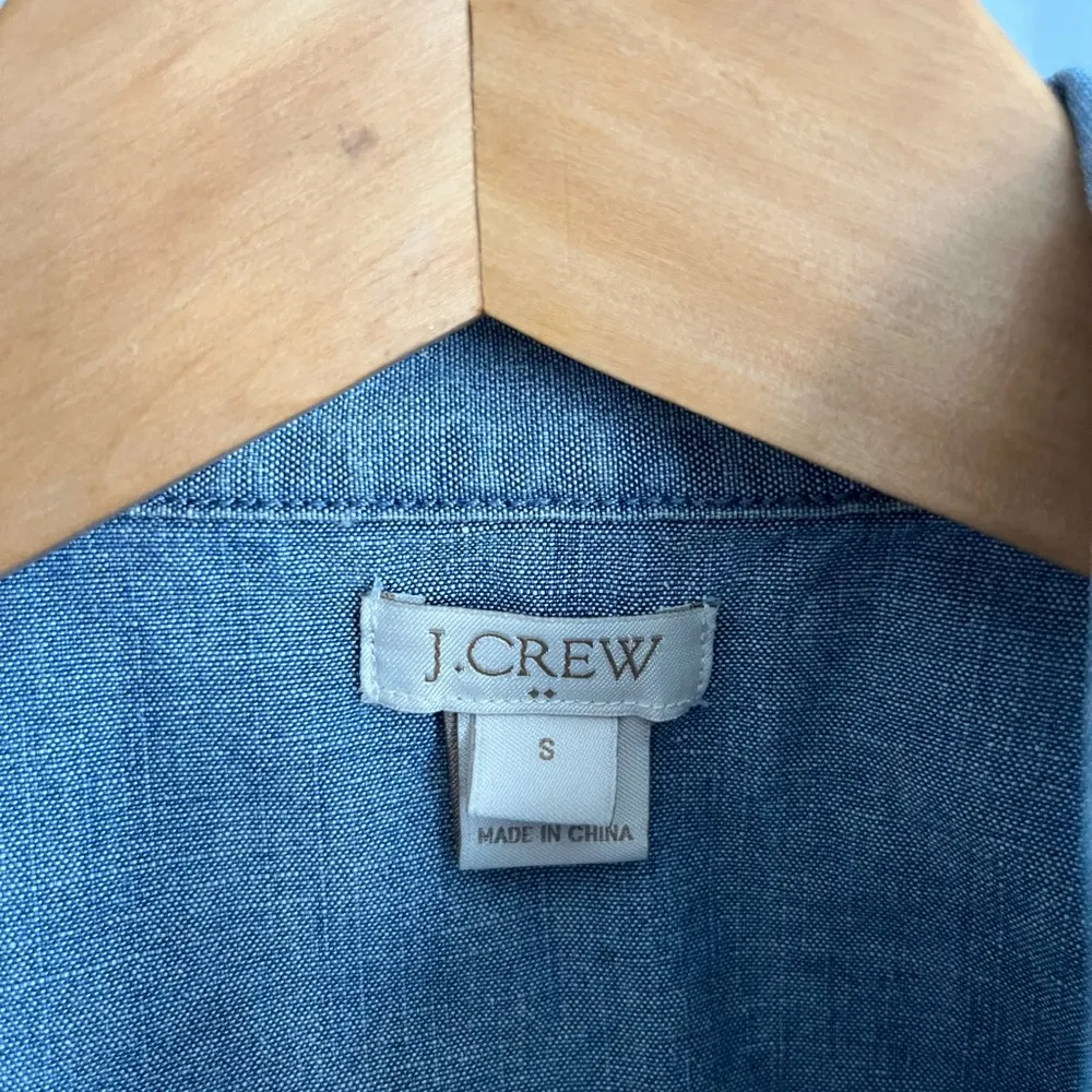 J. Crew Women’s Blue Denim Shirt - Image 3