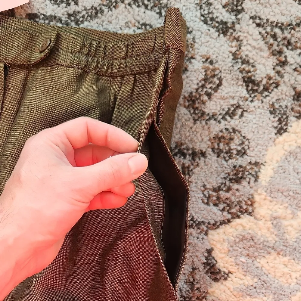 Kasper II for A.S.L. Blazer & Skirt Suit Set Plaid Brown 14 - Image 9