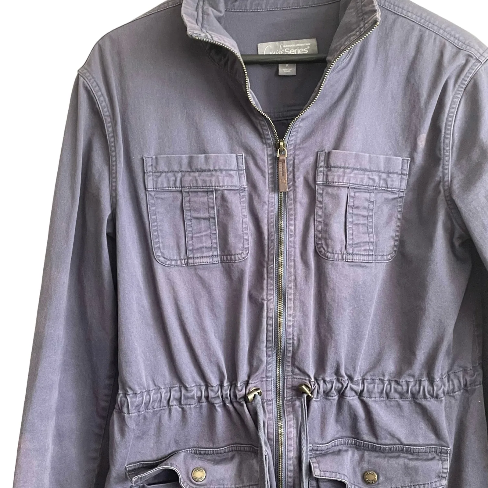 Gander mountain Women Jacket M Blue Gorpcore Utility Hiking Camping Outerwear - Image 10