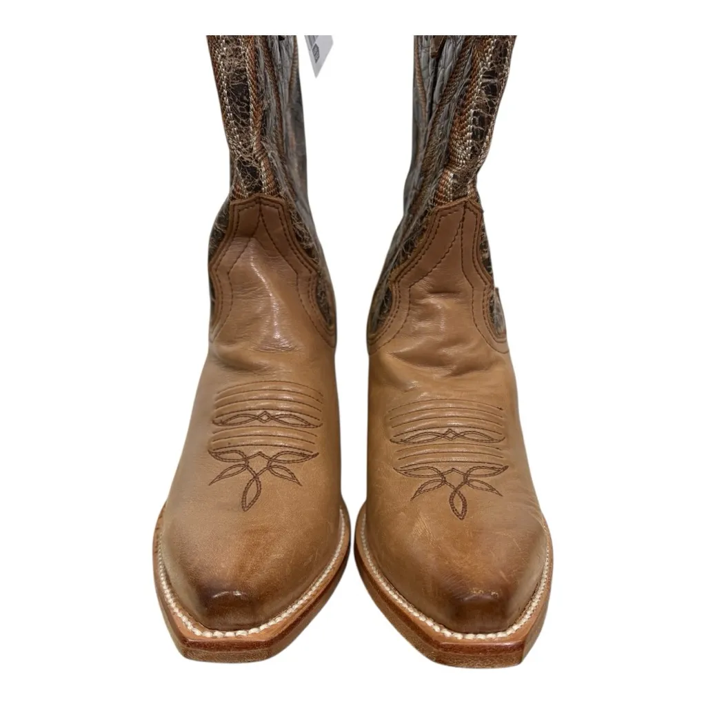 NEW Dan Post Tria Leather Western Snip Toe Leather Cowboy Boots Size 6.5 - Image 7