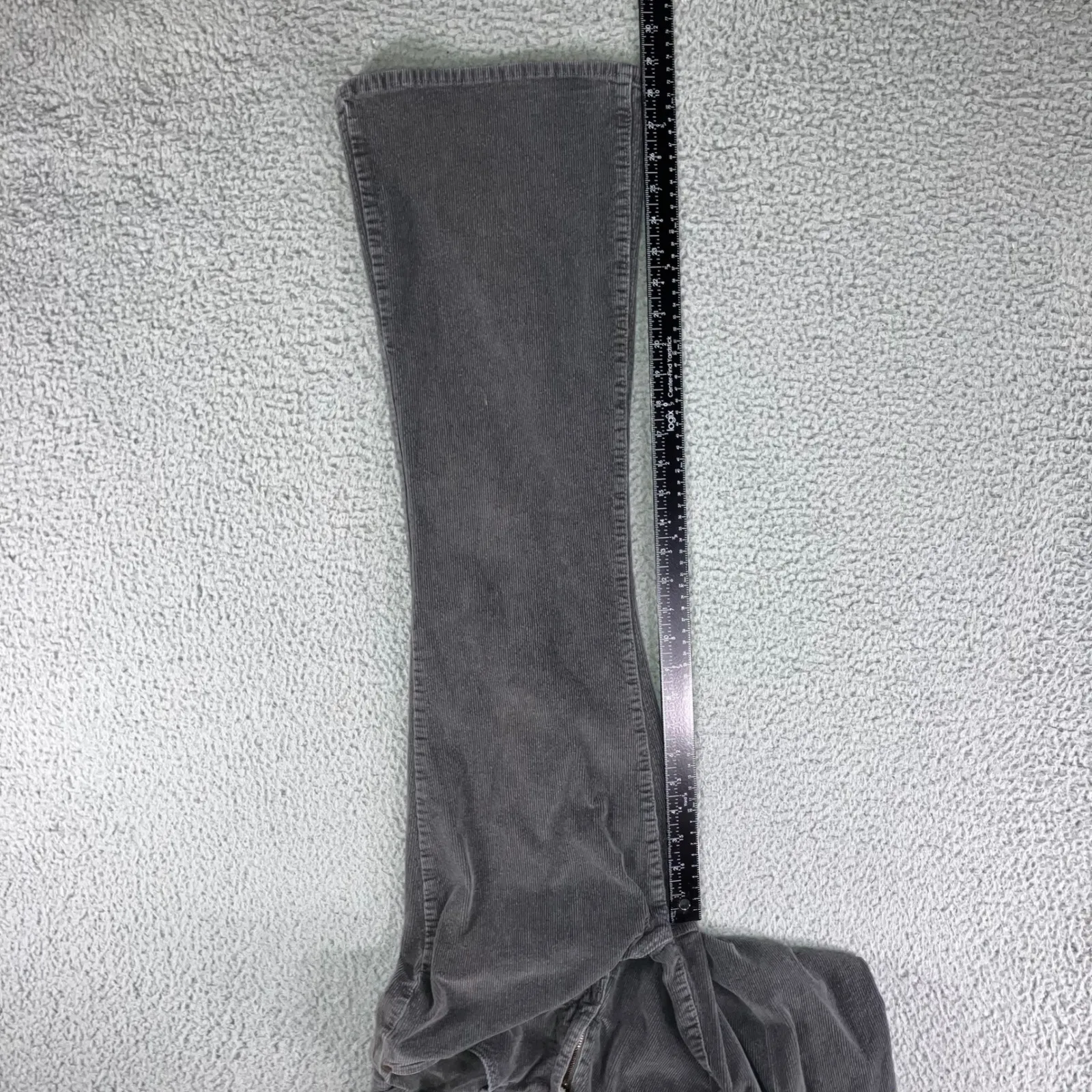 Corduroy Flare Leg Pants Women 8 Bootcut Casual Minimalist Timeless Classic - Image 5