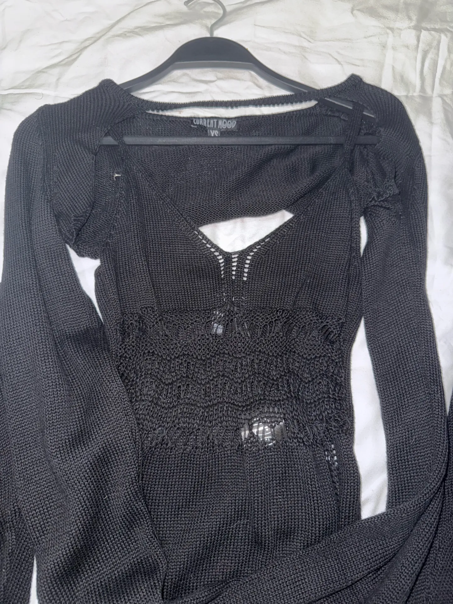 Dolls Kill Current Mood Knit Jumpsuit w/ Shrug - Image 2