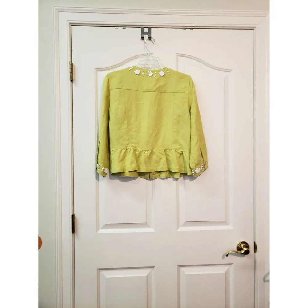 Ruby Rd Jacket Green Size 6 - Image 3