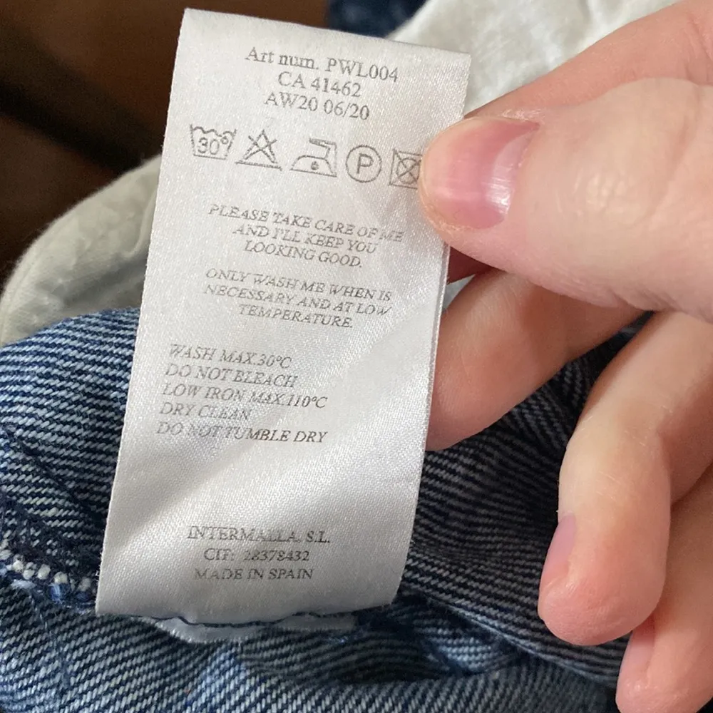 Paloma Wool Keira monogram jeans size EU 34 or US 2 Blue - Image 14