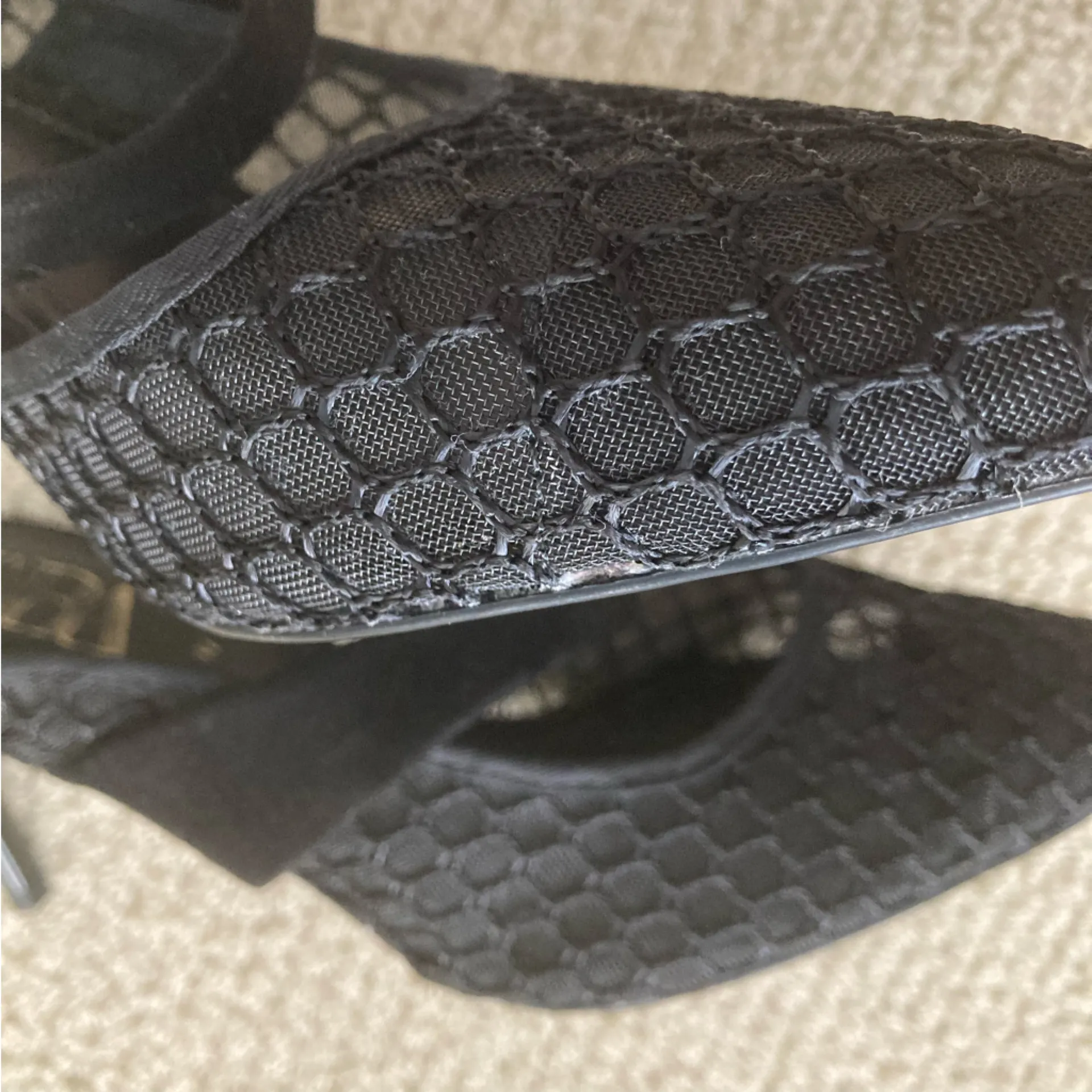 NEW Zara Black Mesh Women's Kitten Heels Size 37 with Dust Bag - Image 10