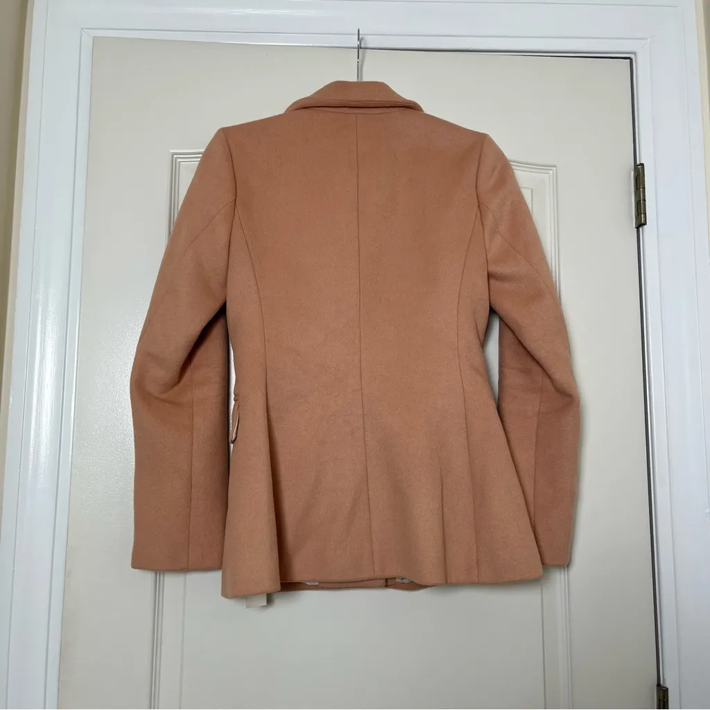 Loveshackfancy Lula Wool-Blend Blazer in Pink‎ Size 2 - Image 5