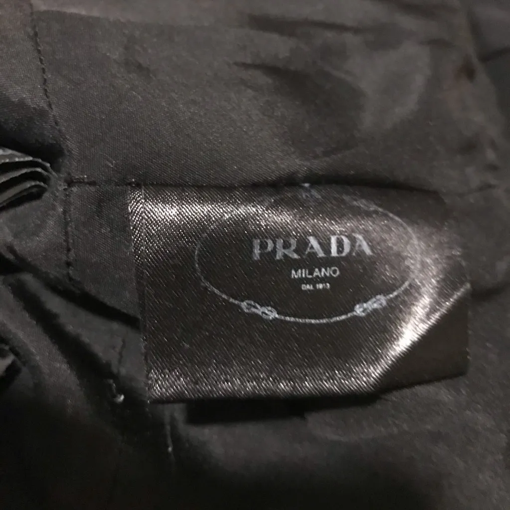 Prada Authentic Classic Black Nero Sleeveless Simple Dress - Image 15