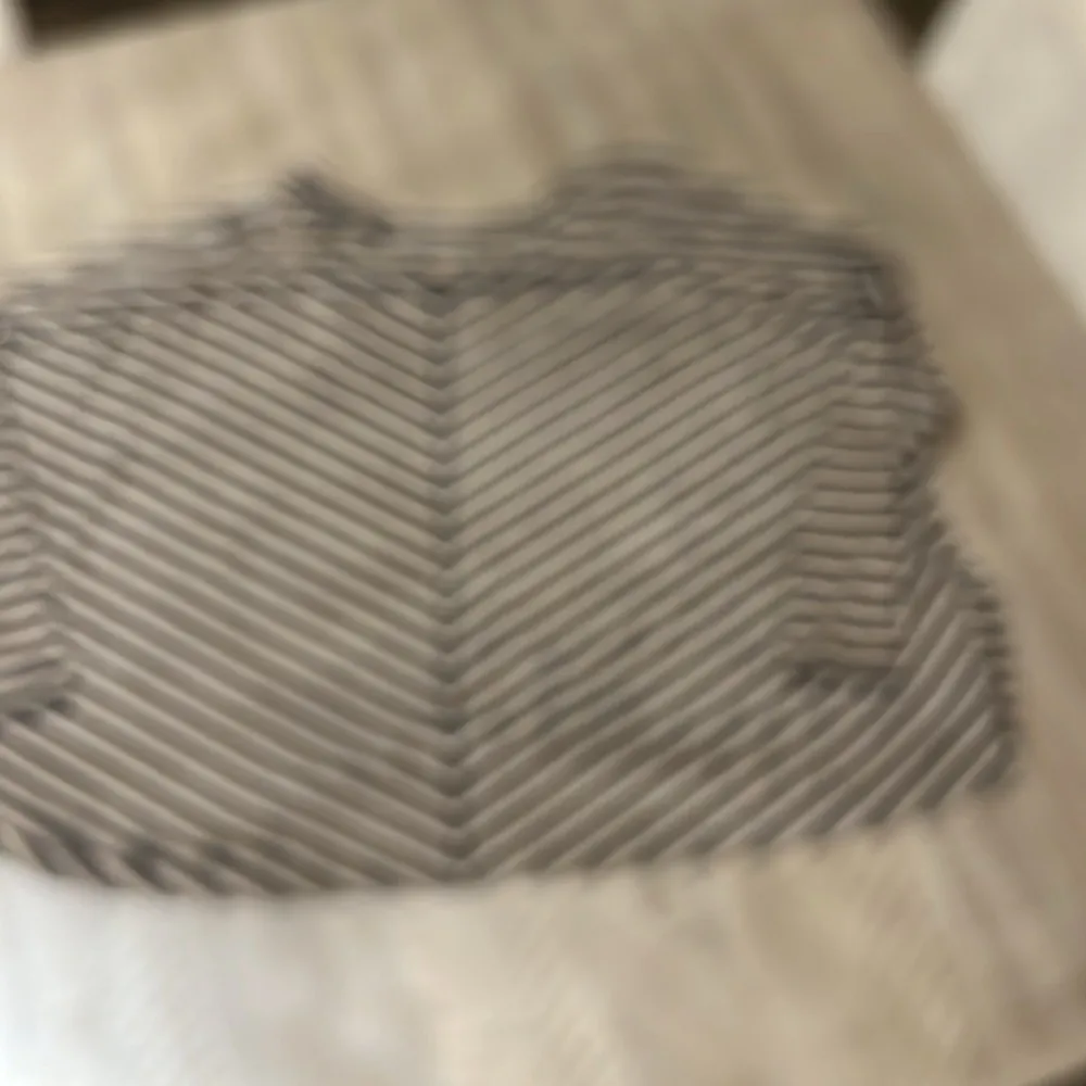 We The Free Small Striped Top T-shirt. Oversized Boxy Fit. V Neck 3/4 Sleeves - Image 5