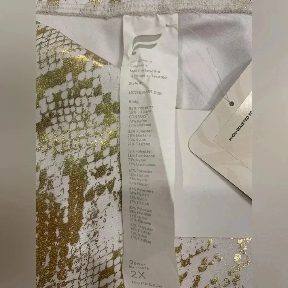Fabletics High-Waisted Foil Legging Size 2 X - Image 9