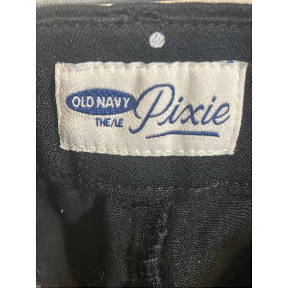 Old Navy Pixie Black & White Polka Dot Pants Size 14 Regular - Image 7