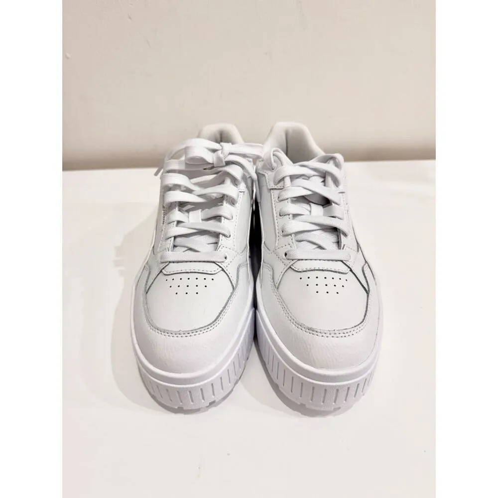 PUMA Karmen II Idol Chunky Leather Low Top Sneakers Shoes White Women's Size 9 - Image 2