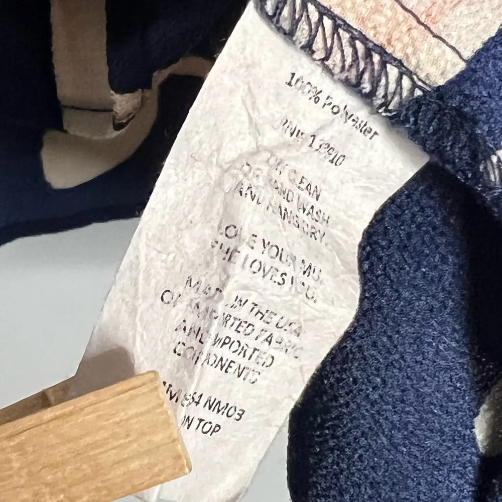 Show Me Your Mumu Floral Blue Pink Short Sleeve Top Size S - Image 5