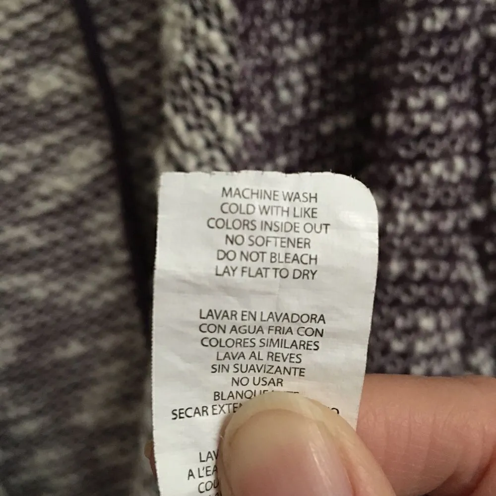 Fabletics purple & white Moscow wrap cardigan S - Image 10