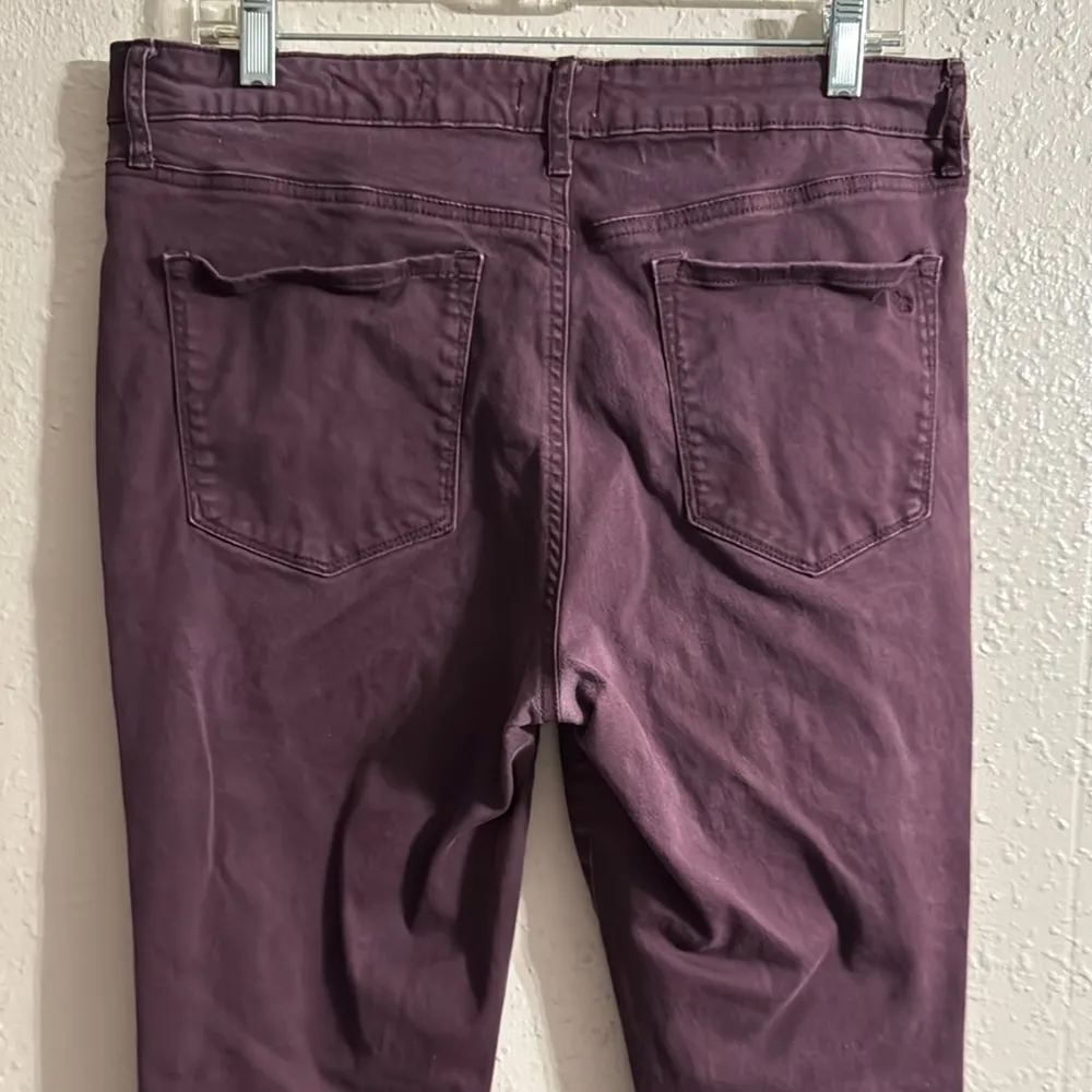 Jessica Simpson Purple High Rise Skinny Ankle Cropped Jeans - Image 4