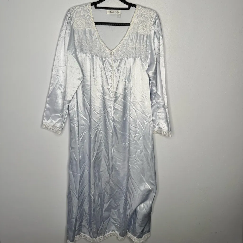 Vintage Dior blue gown - Image 2