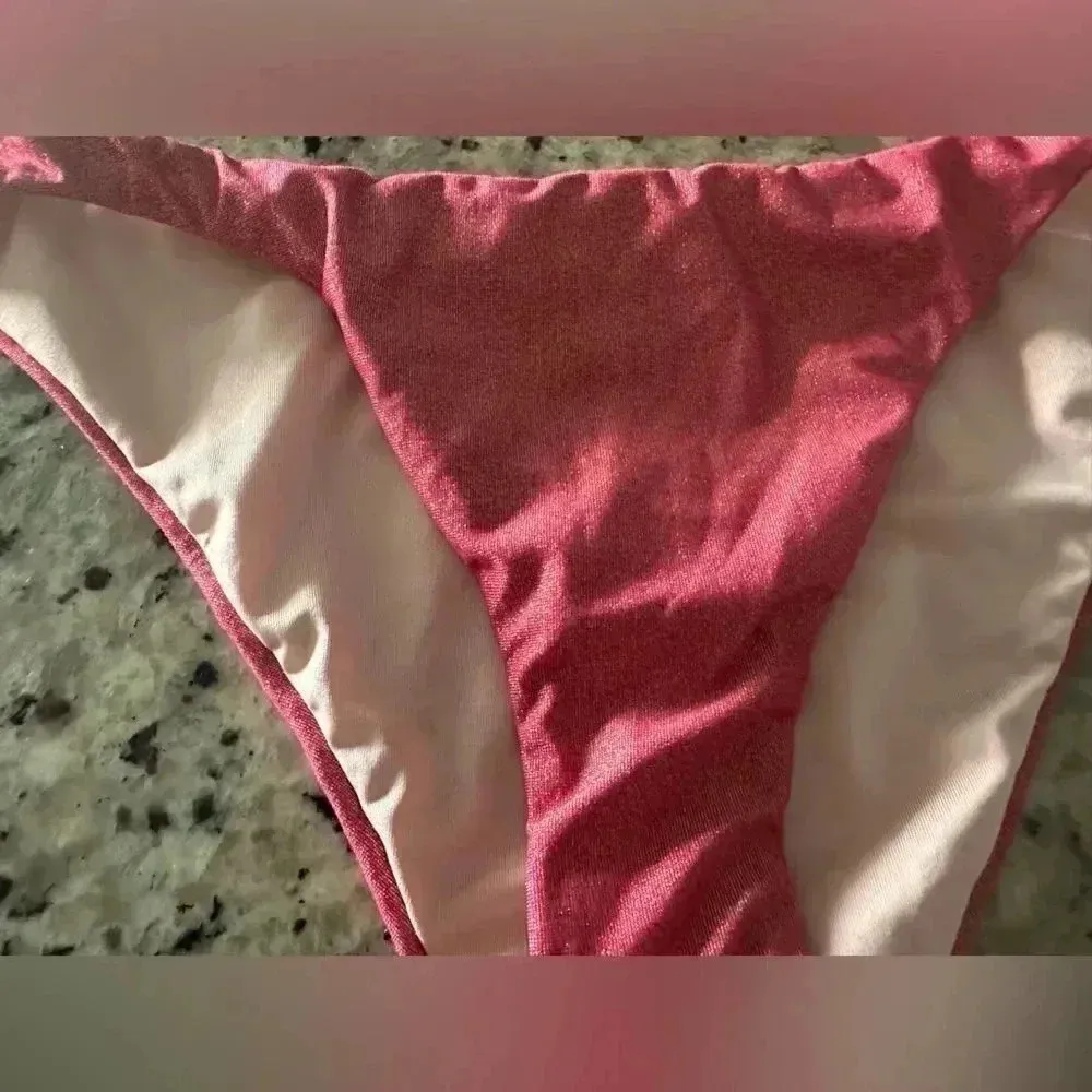 BAOBAB Ola Bikini Bottom in Amanecer Sz S Pink - Image 6