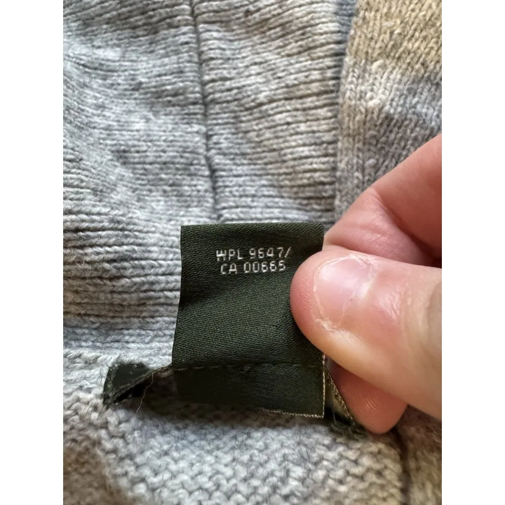 Eddie Bauer XXL Aztec Wool Blend Toggle Cardigan Sweater Cozy‎ Country City VTG - Image 9