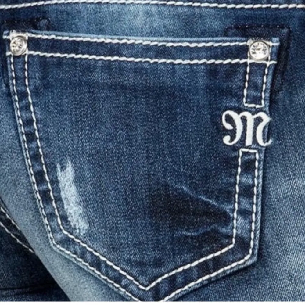 Dark Wash Skinny Jeans - Image 14