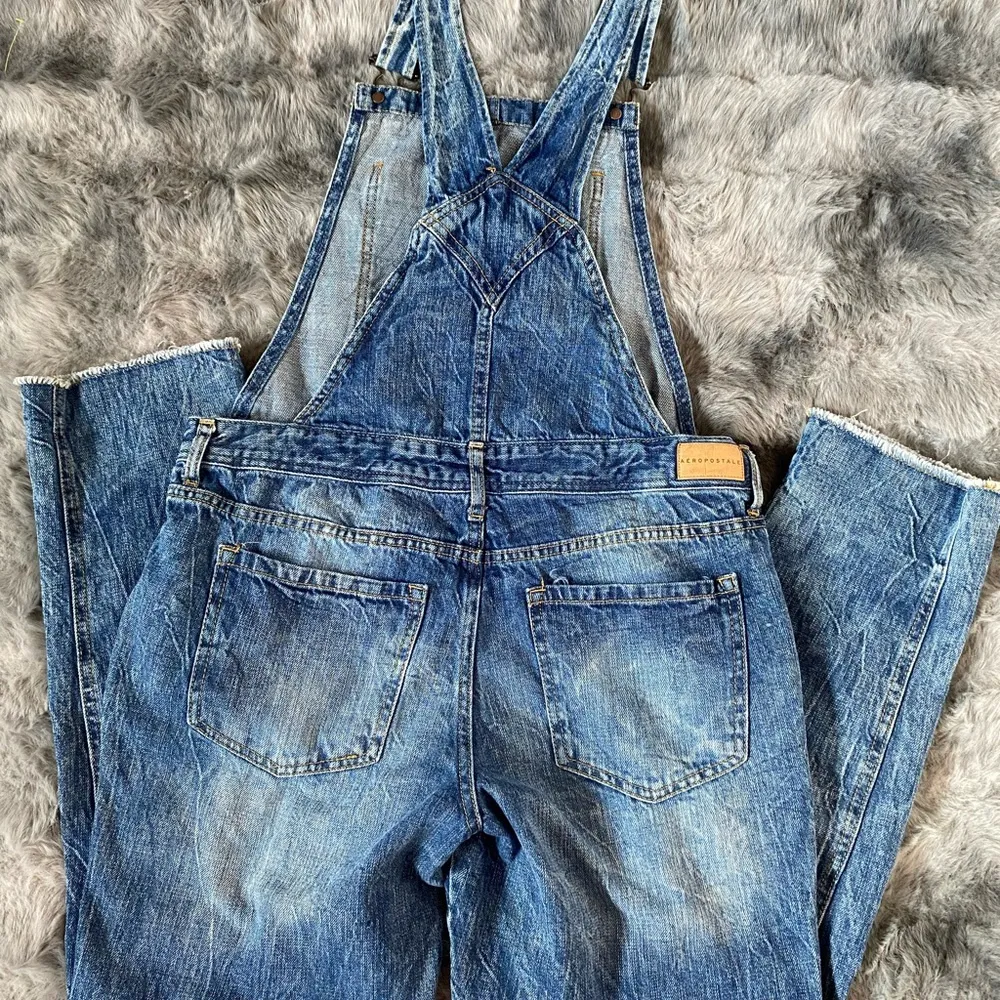 Aeropostale Blue Denim Overalls - Image 4