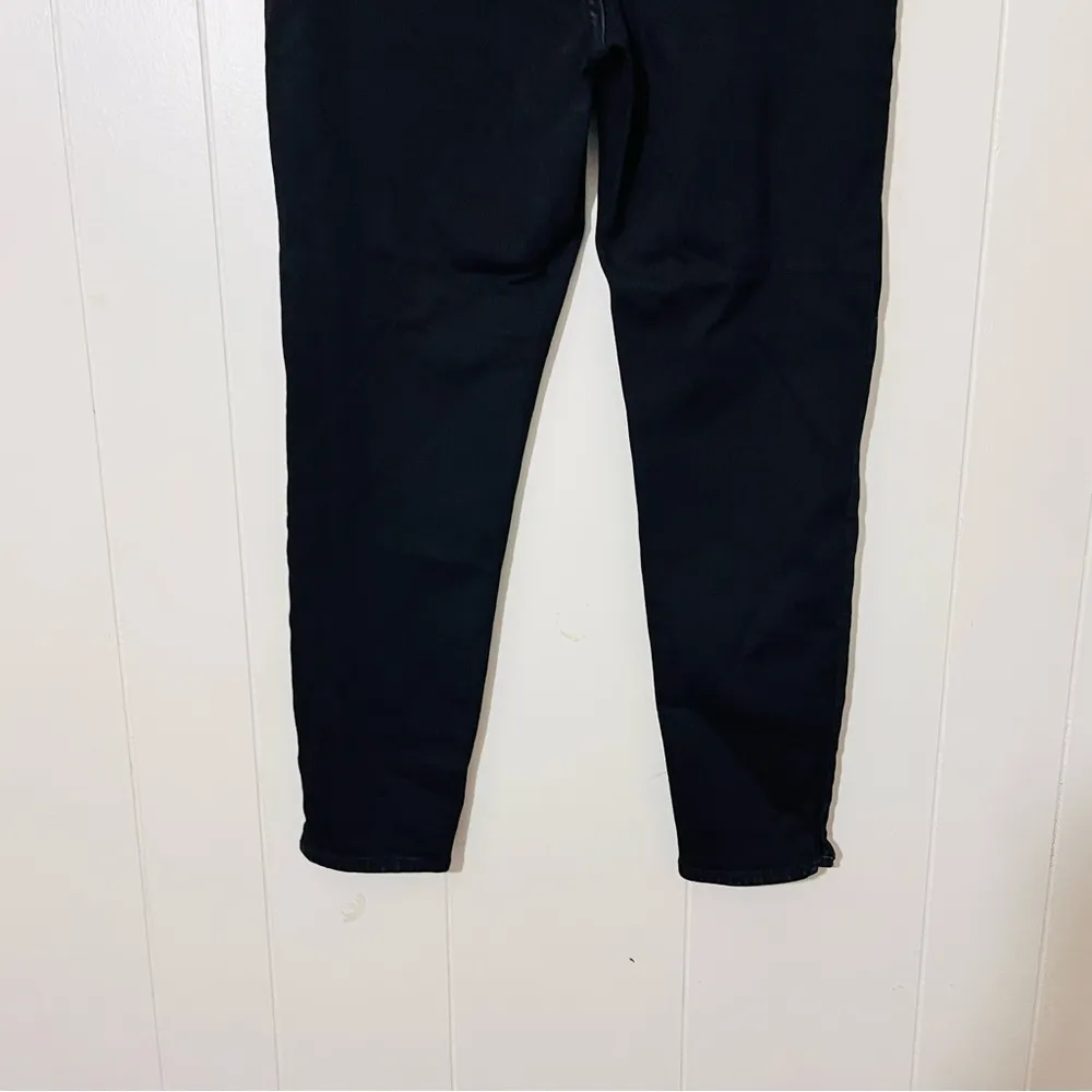 White House Black Market The Skinny Crop Black Jeans Size 6 - Image 6