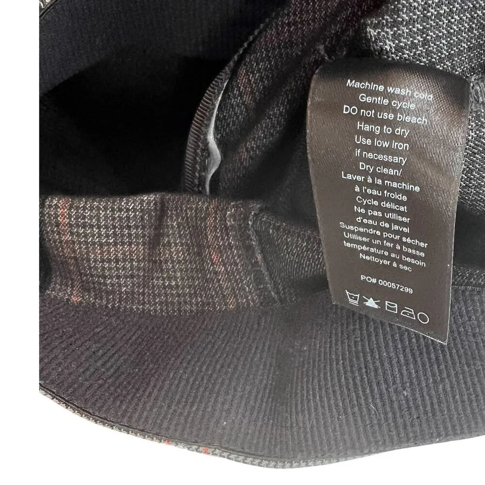 Rag and Bone Simone‎ Check Pant Grey Multi Red Plaid Check Size 00 - Image 12