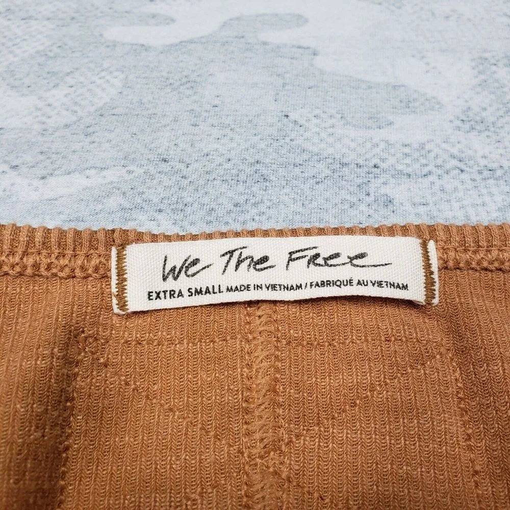 We The Free Dress Womens X Small Brown Button Up Sleeveless Maxi - Image 4