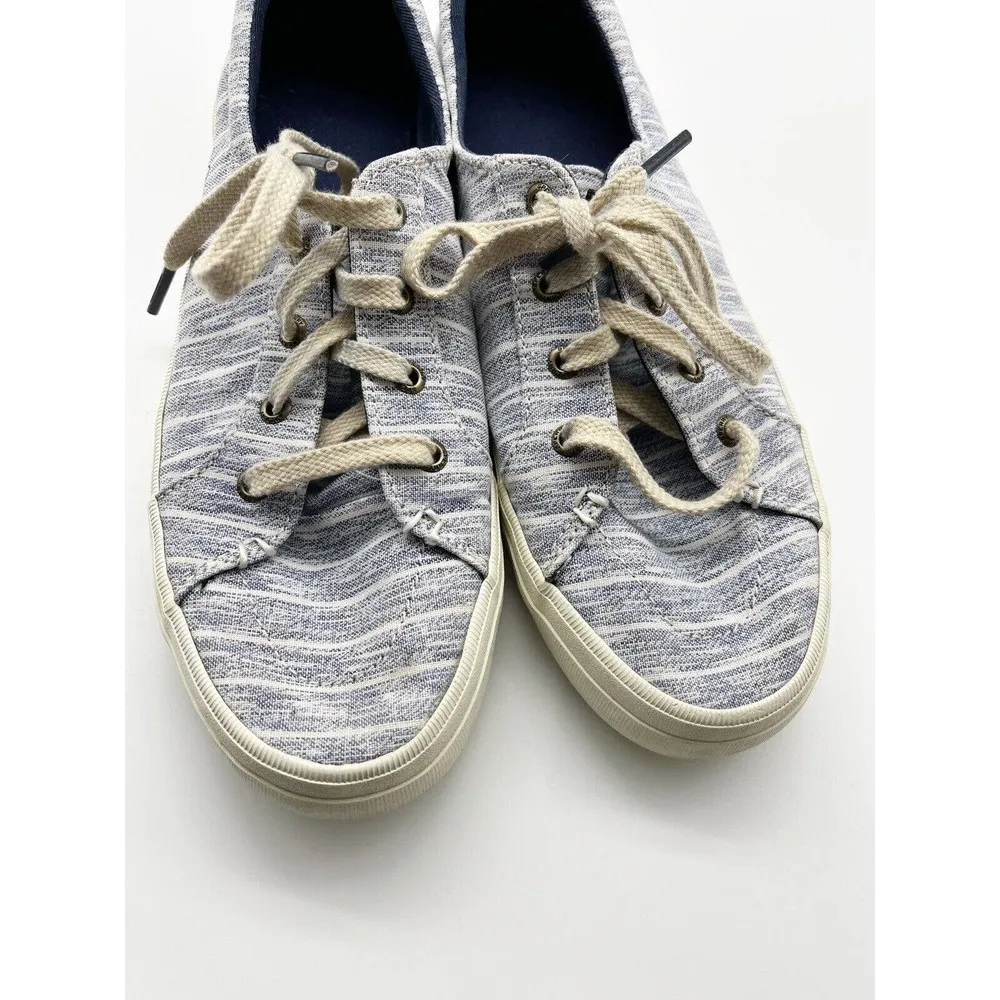 Sperry Topsider Crest Vibe Painterly Sneaker Blue Low Top Shoes Size 8.5 - Image 5