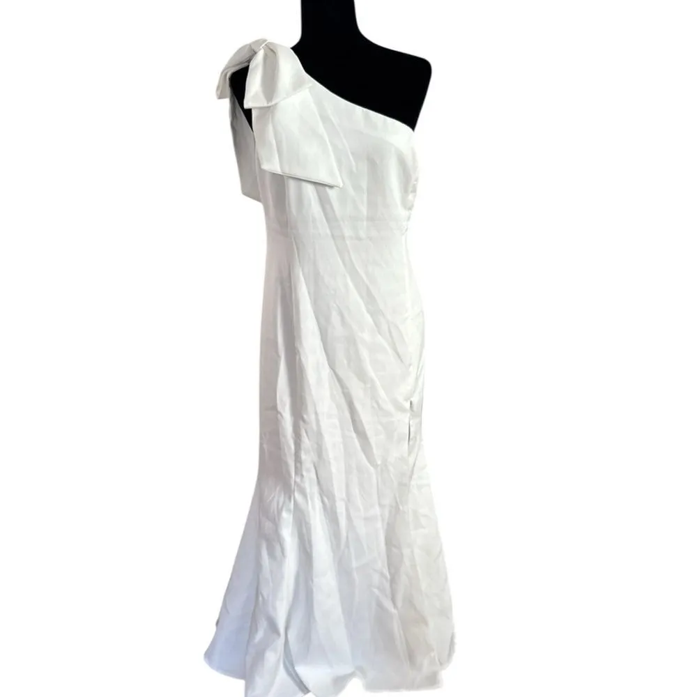 Petal & Pup White One-Shoulder NWOT 
Gown for Brides - Image 6