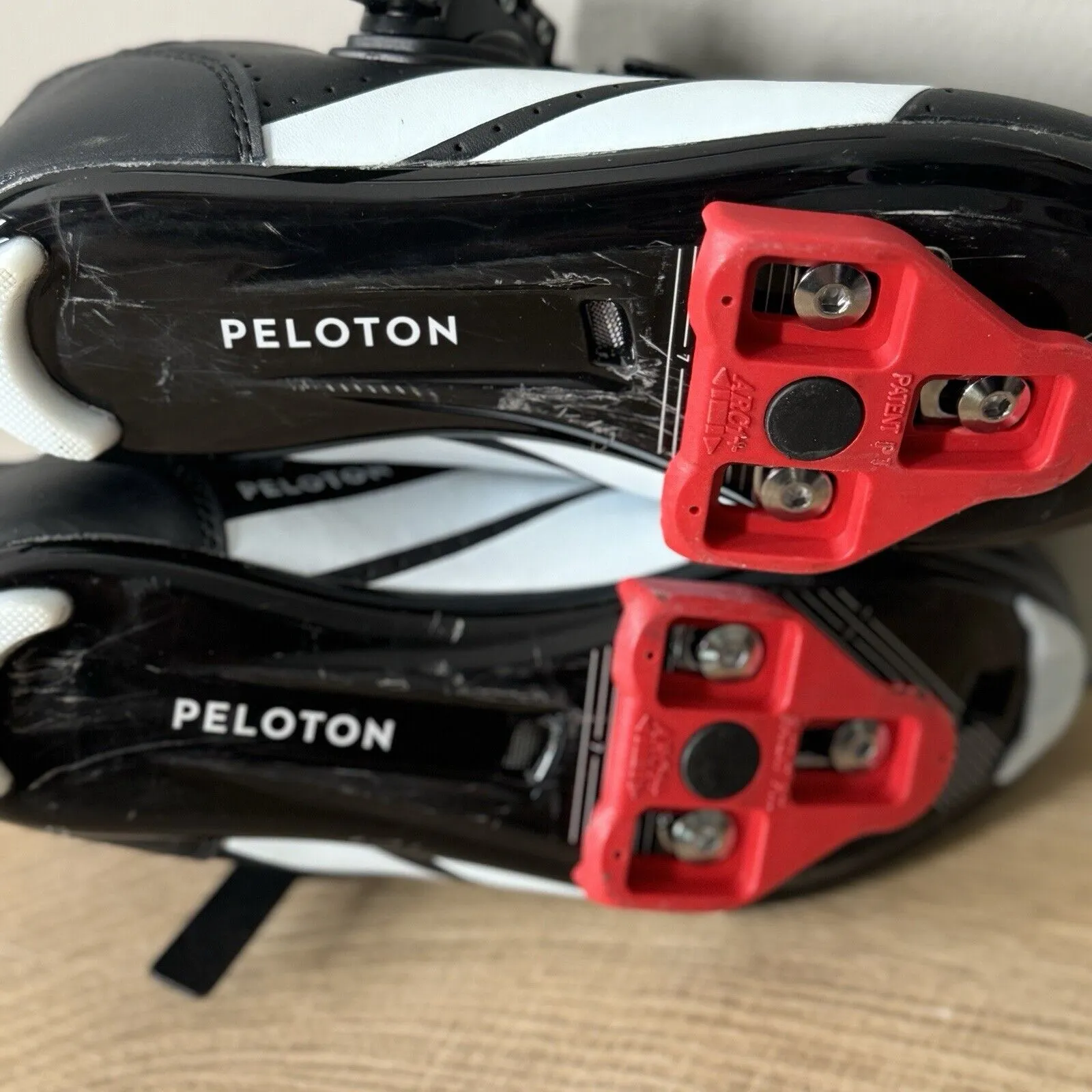 Peloton Shoes Womens 7 38 Black Red Cycling Shoes Bike Cleats Biking‎ Spinning - Image 9