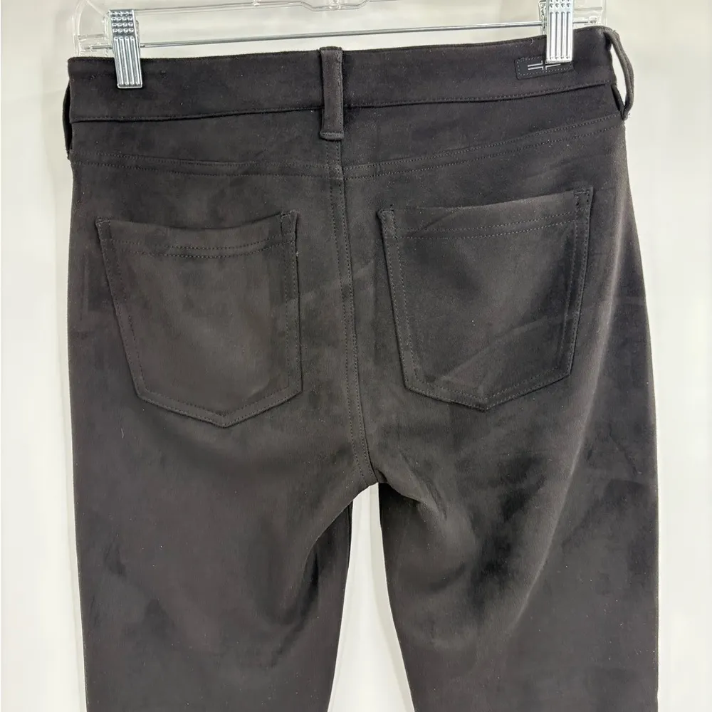 Liverpool Madonna mid rise stretch skinny black faux suede jeans size 4/27 - Image 8