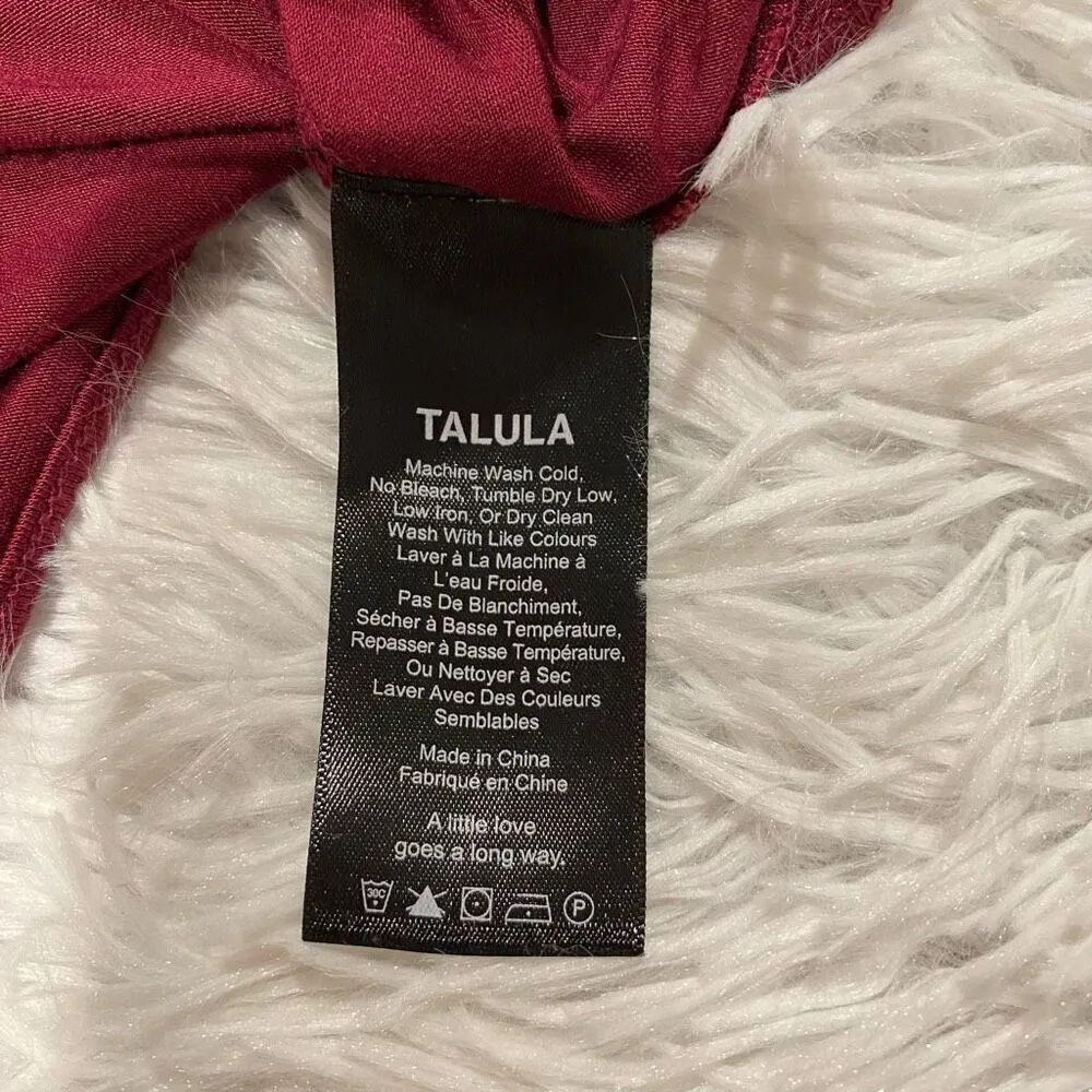 Talula Aritzia Gallatin Racerback Midi Dress in Maroon Medium - Image 7