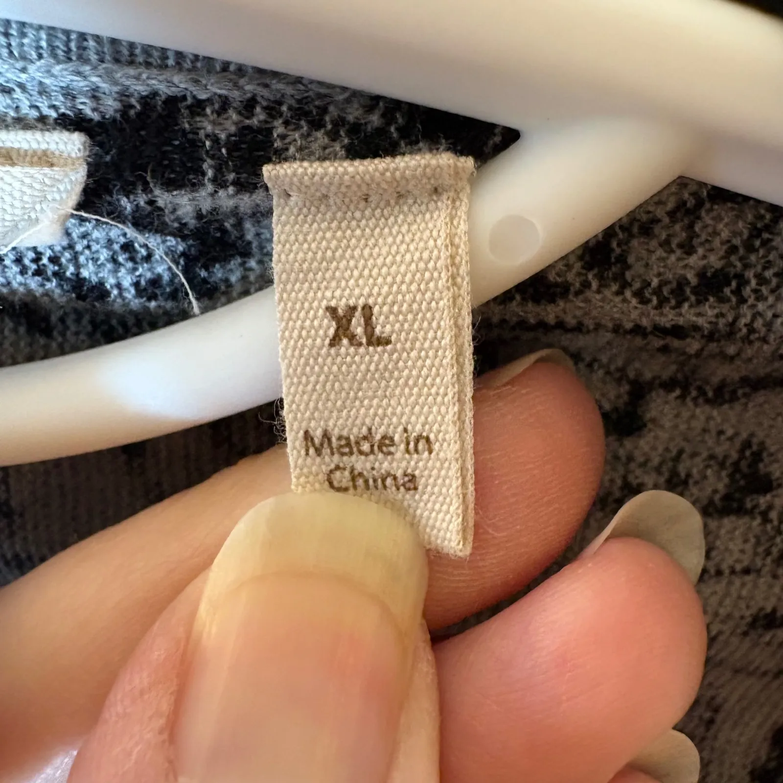 Soft Surroundings Open Front Cardigan Gray Black Paisley Print Size XL - Image 5