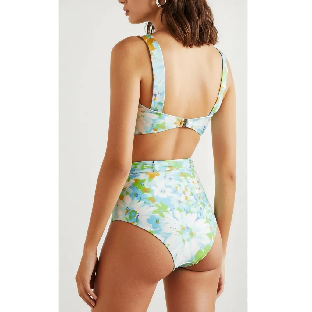 FAITHFULL THE BRAND Set Provence Top & Lavande Bottom, Gardone Floral, S/US4 - Image 3