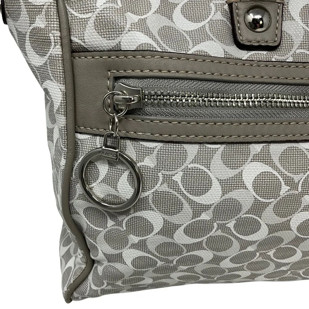 Coach Chelsea Bias Gray and White Tote Bag C1168-F17179 - Image 6