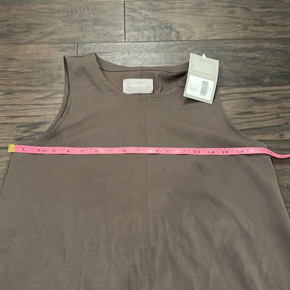 NWT Everlane Olive Tank Dress Sz M - Image 7
