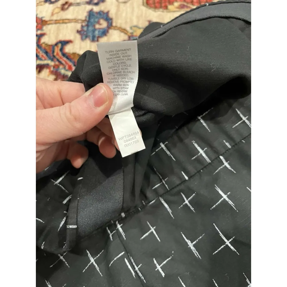 New with Tag J Jill Pants Women Black Cropped Stretch Elastic Waist Career Pant Size 28W - Image 4