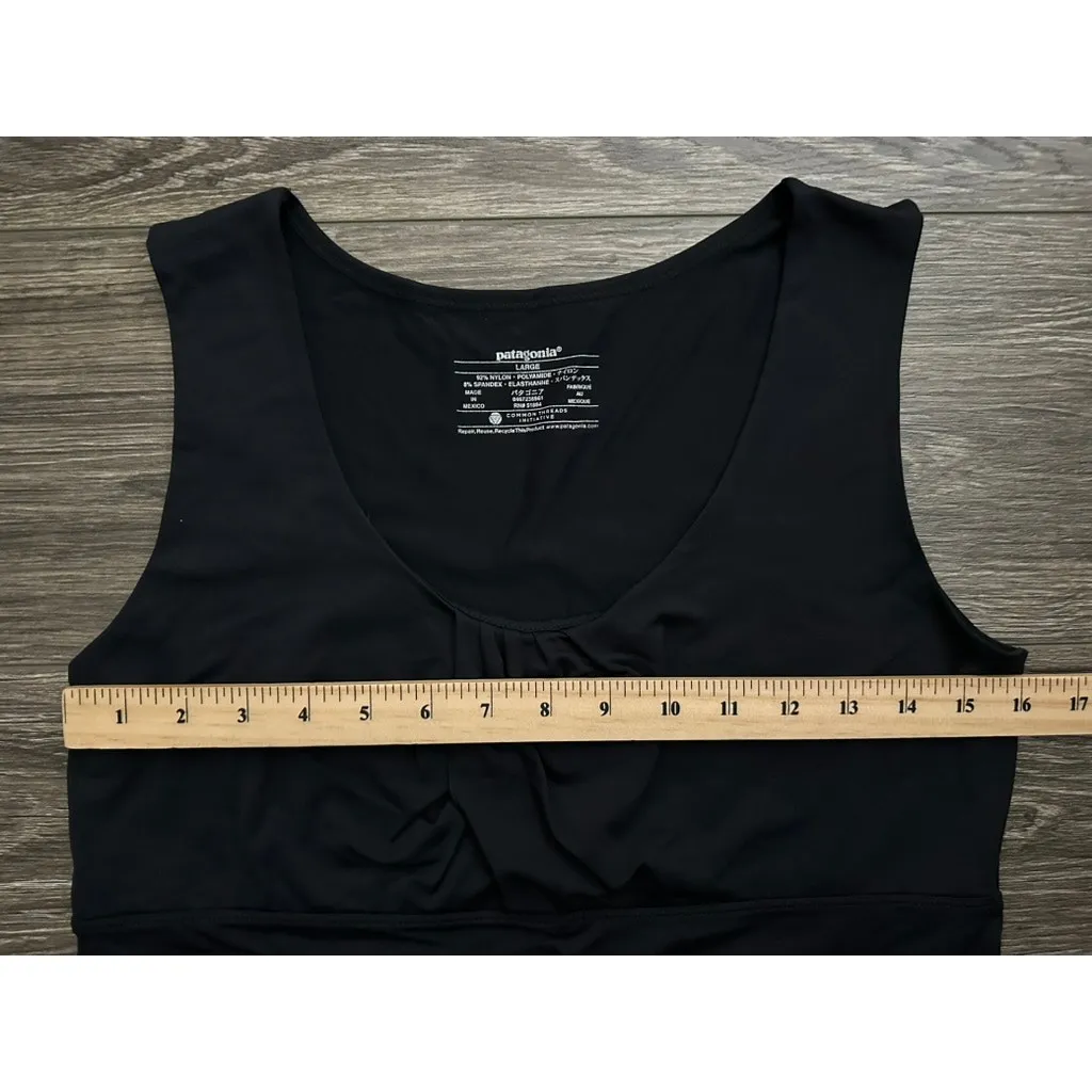 Patagonia Bandha Ruched Tank Top Size Large Shirt Active Nylon Stretch Women's - Image 3