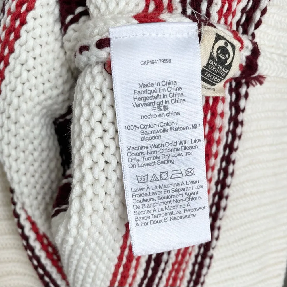 Madewell Cotton Striped Turtleneck Sweater *Flawed* - Image 6