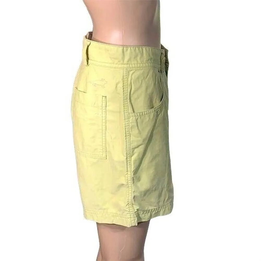 Horny Toad Womens Mom Shorts High Waist Outdoor Hiking Travel Green Size 4 - Image 5