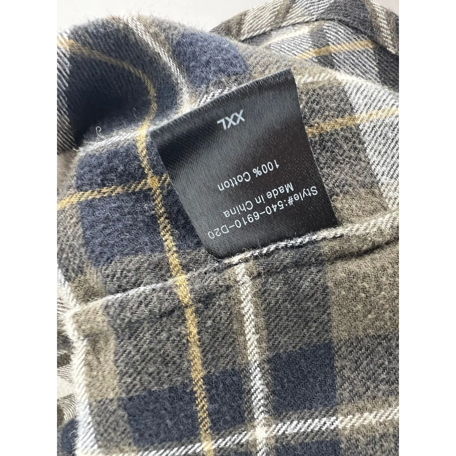 Jenni Kayne Classic Plaid Flannel Shirt Green and White Cotton - Image 11