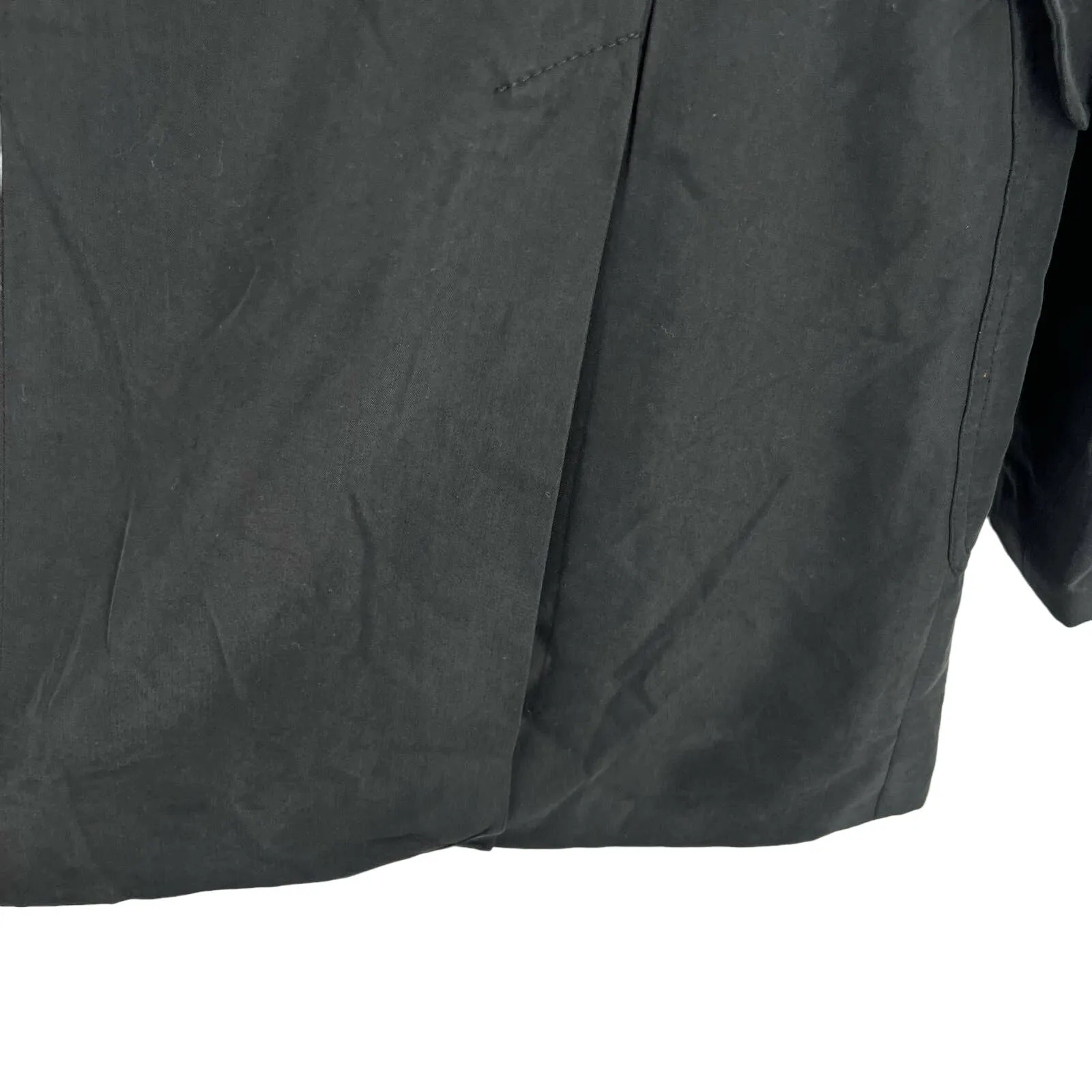 Badgley Mischka Studio Black‎ Blazer Jacket Modal Blend Size 8 New - Image 8