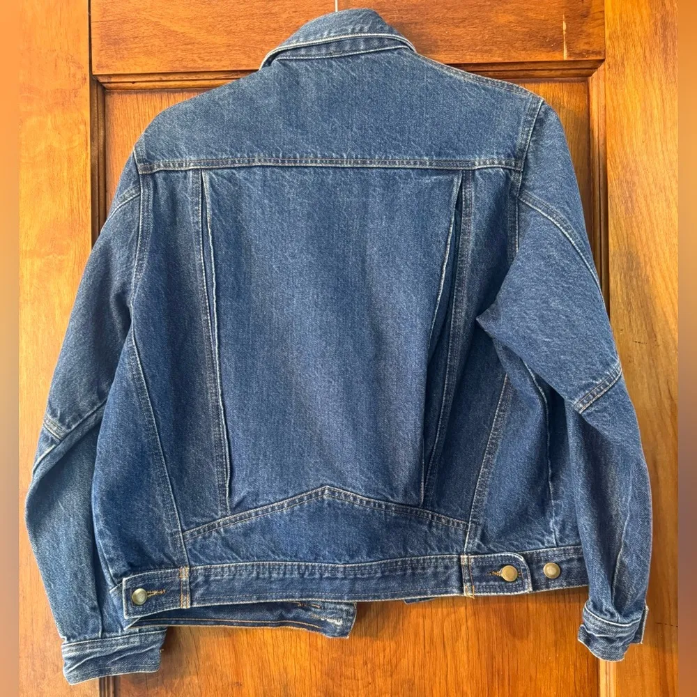 Vintage Sergio Valente Pleated Denim Jacket - Image 2