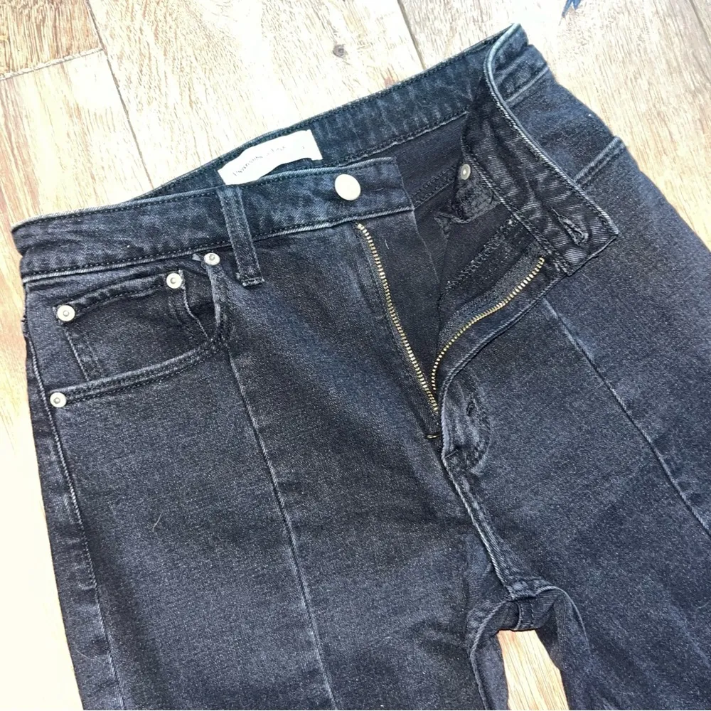 Abercrombie high-rise skinny curve love 4 27 Black Split front - Image 5