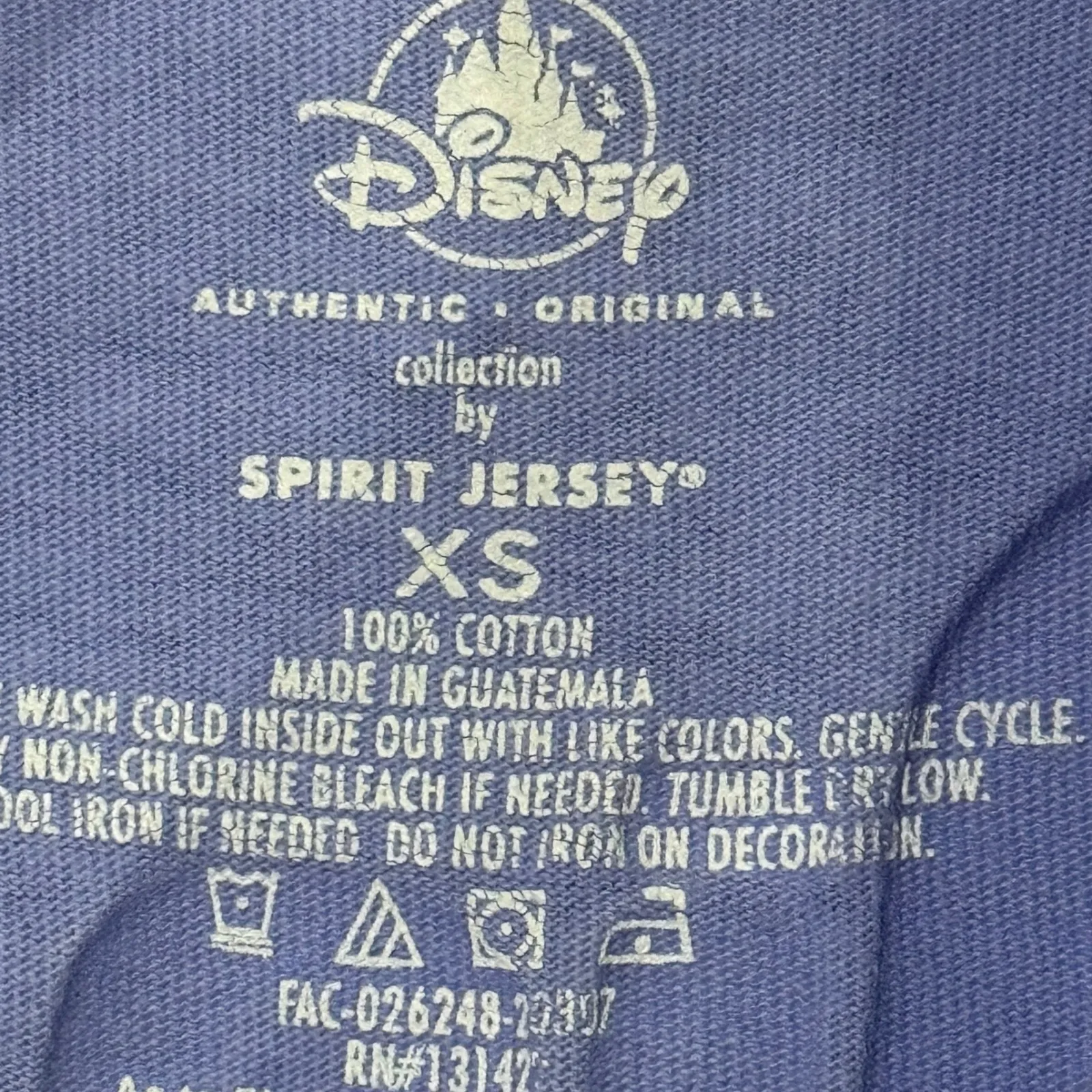 Disney Spirit Jersey Est 1971 Walt Disney World Long Sleeve Shirt Women's XS - Image 4
