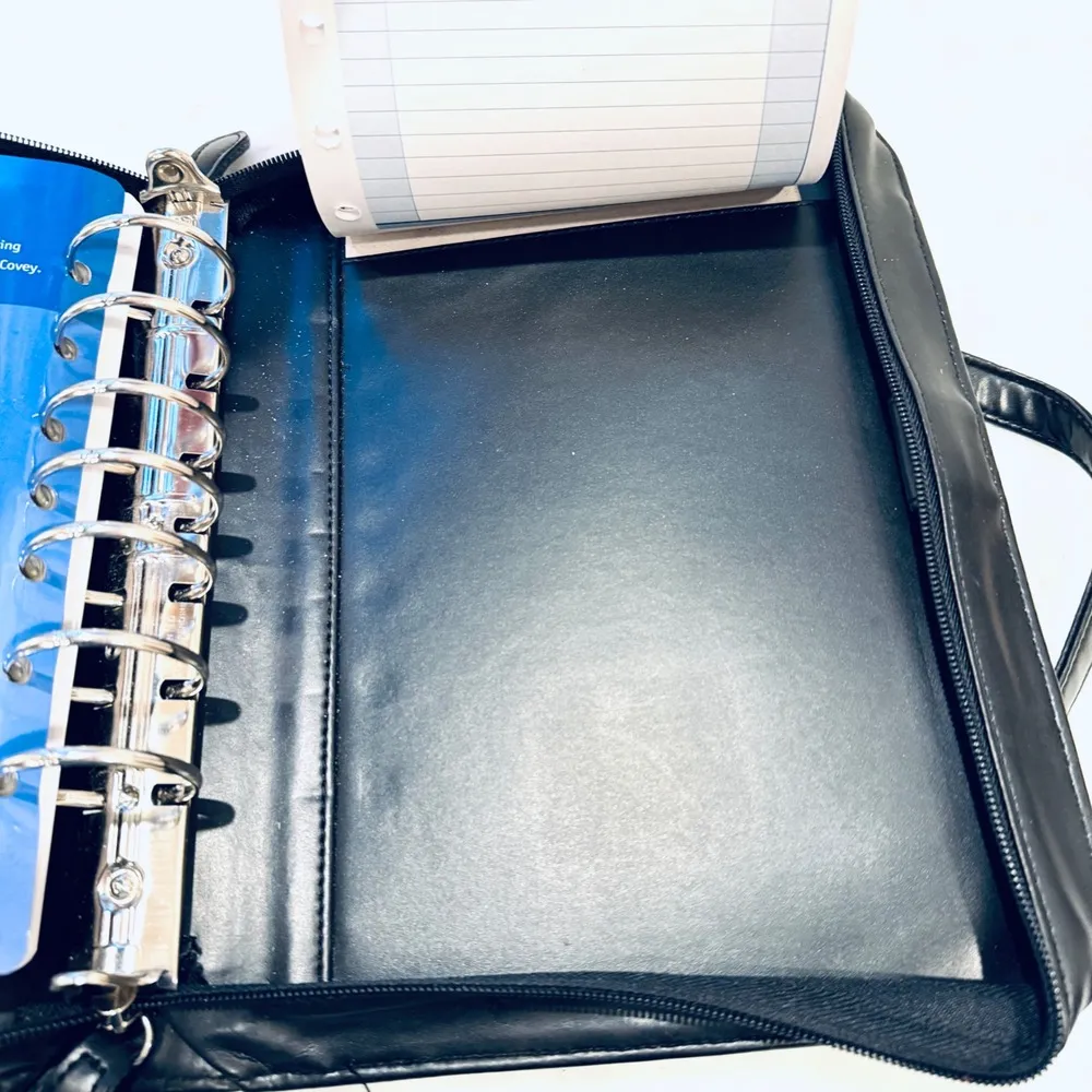 Franklin Covey Portfolio Planner Business Briefcase Black Black - Image 9