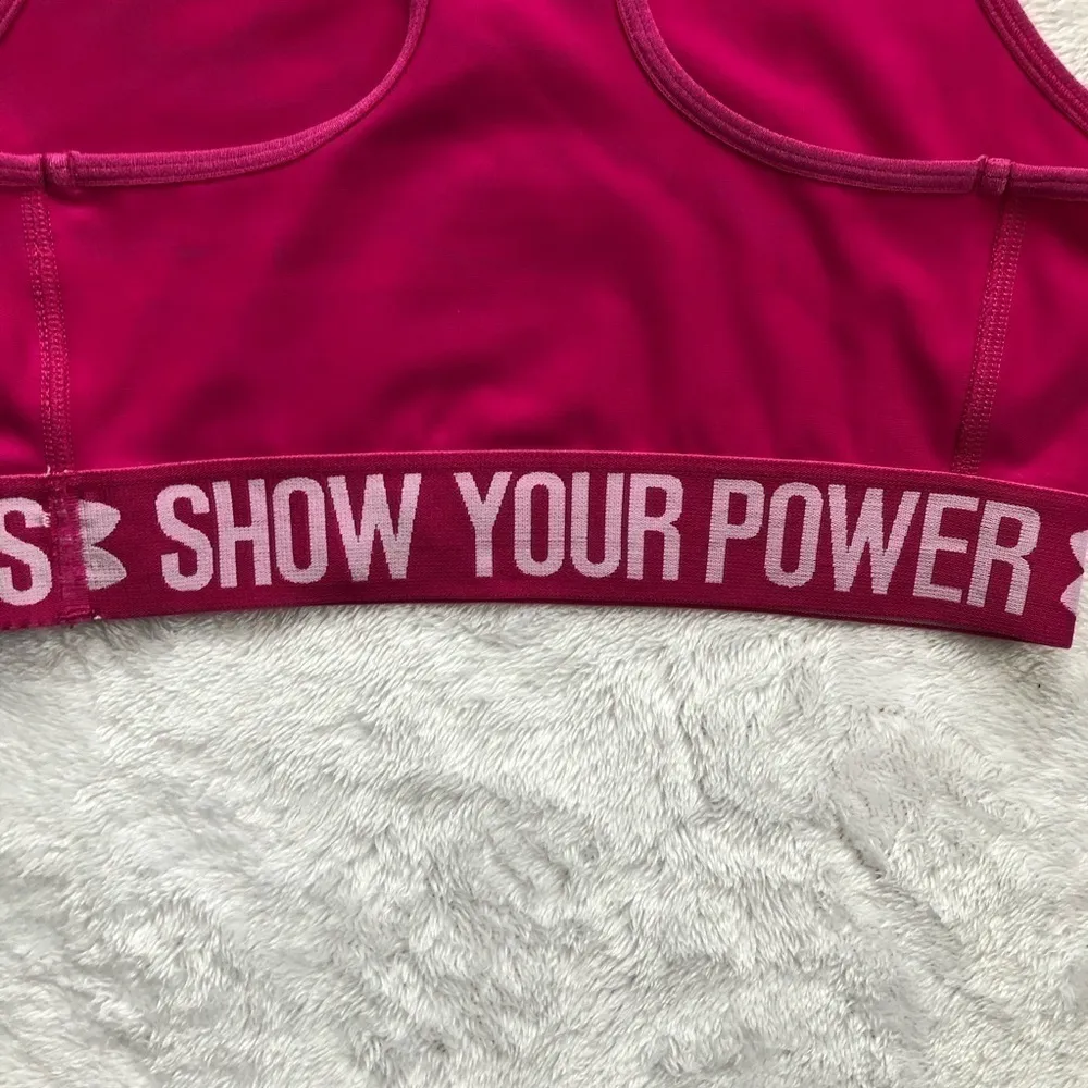 Under Armour Pink Breast Cancer Sports Bra - Image 6